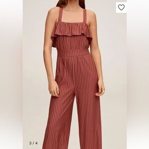 Mango Striped Jumpsuit